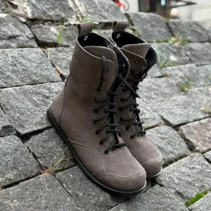 Anatomical Lace Up Boots Women Handmade Suede Or
